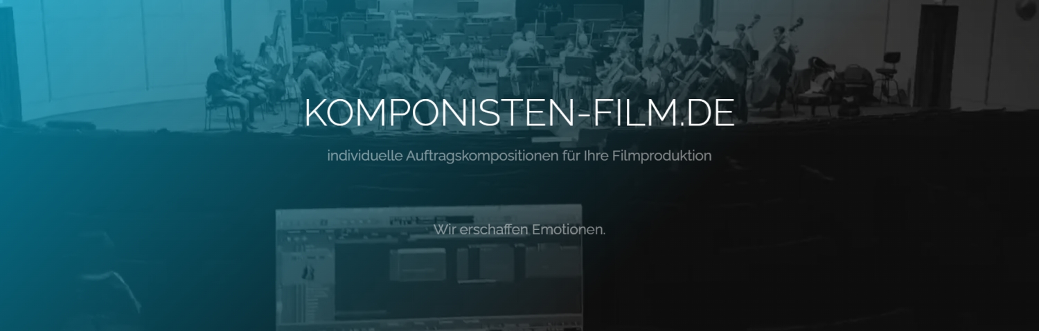Musik für Hörbücher, Filmmusik Komposition, Hintergrundmusik für Hörspiele